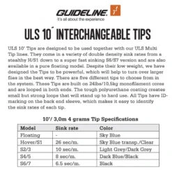 Guideline ULS Tip 10' -Sportfischen Geschäft GL37934r 3